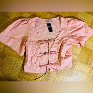 Poplin Pink Blouse